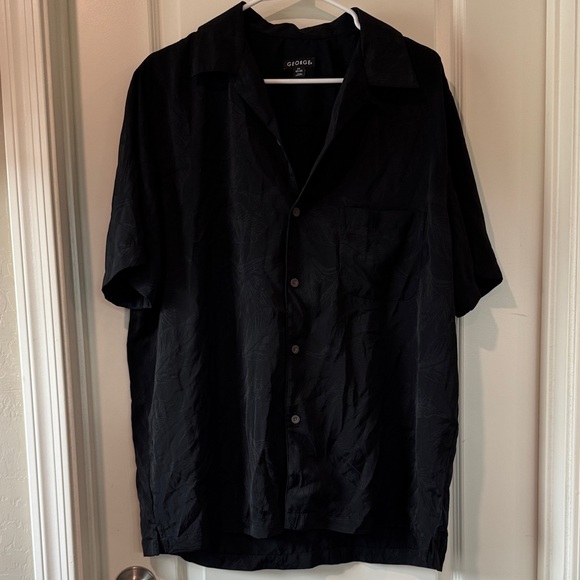 George Textured Charcoal Shirt / A51 - Picture 1 of 5